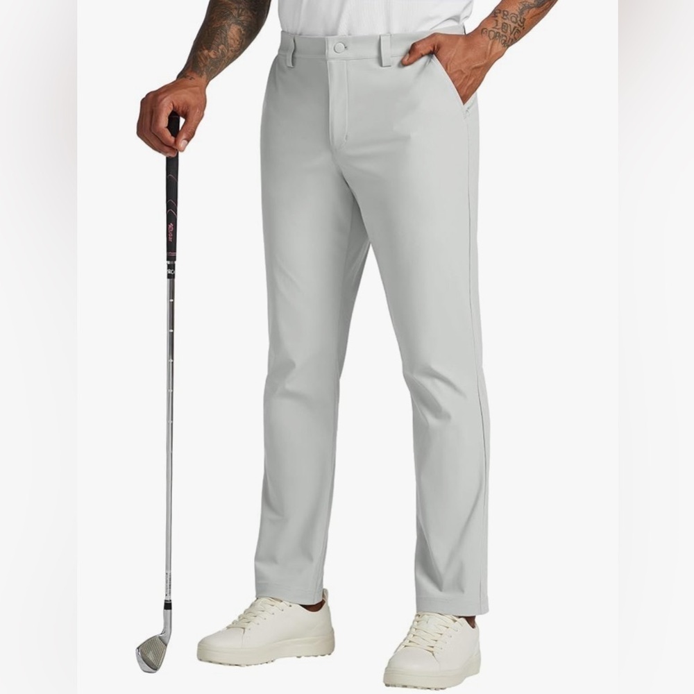 Men’s Grey Willit Lightweight Golf/Dress Pants Size 33 x 28